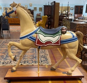 E JOY MORRIS CAROUSEL HORSE FROM GHOSTTOWN PARK