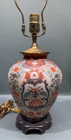ANTIQUE ORIENTAL PORCELAIN LAMP