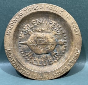 LENAPE CLUB BRASS PLATE