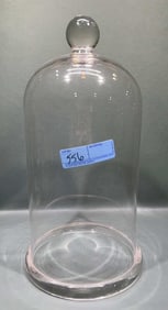 18" VINTAGE GLASS BELL/DOME