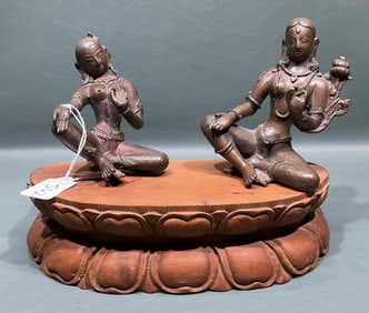 19TH CENTURY BRONZE BUDDHAS