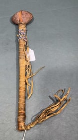 19TH CENT. NATIVE AMERICAN SKULL CRACKER