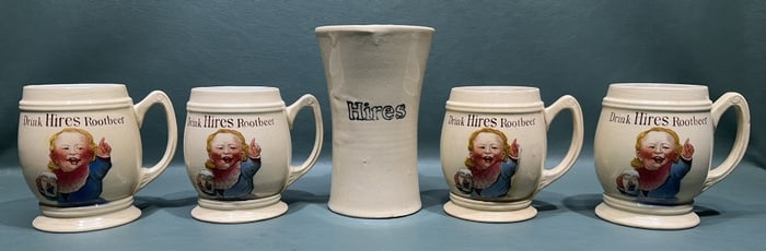 HIRES ROOTBEER VILLEROY & BOCH MUGS