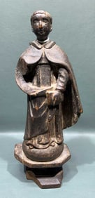 ANT. CARVED WOOD SANTOS FIGURE