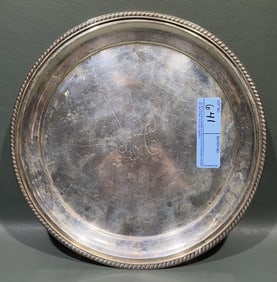 12" DIAMETER STERLING TRAY / PLATTER