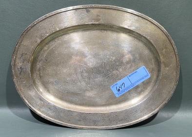 STERLING TRAY - 13-1/2" DIA