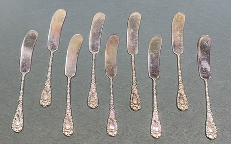 9- CHRYSANTHEMUM BY DURGIN BUTTER KNIVES