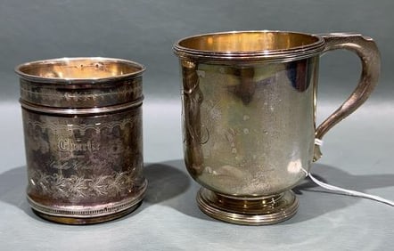 2 STERLING CUPS