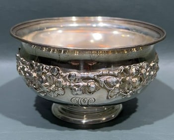 STERLING DECORATED BOWL