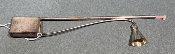 STERLING CANDLESTICK LIGHTER & SNUFFER TOOL