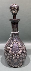 SILVER OVERLAY BOTTLE