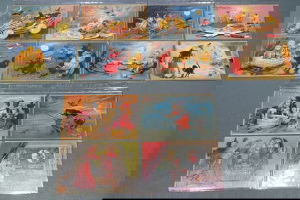 SET OF 12 TUCK HALLOWEEN POSTCARDS