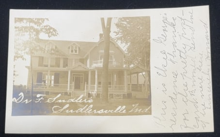 VINTAGE SUDLERSVILLE, MD POSTCARD
