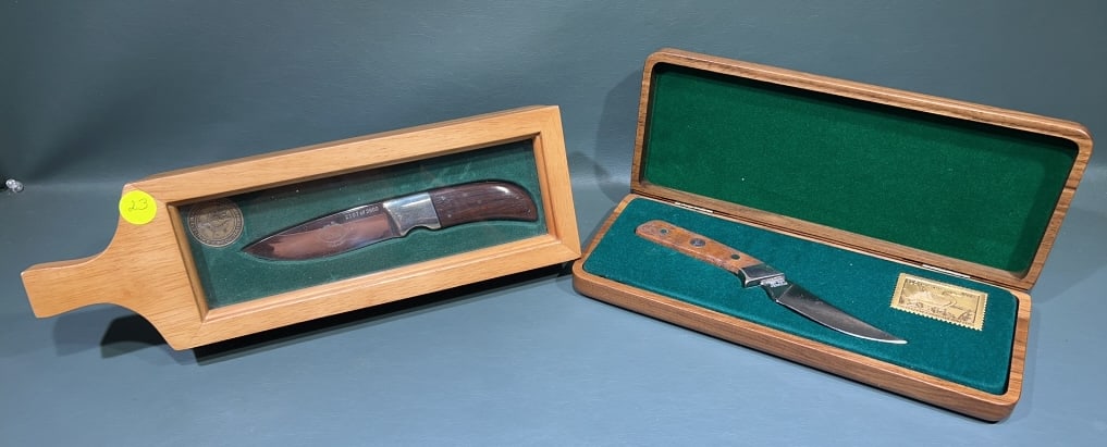 FEDERAL DUCK & WILD TURKEY FEDERATION KNIFE SETS: 13" X 4"