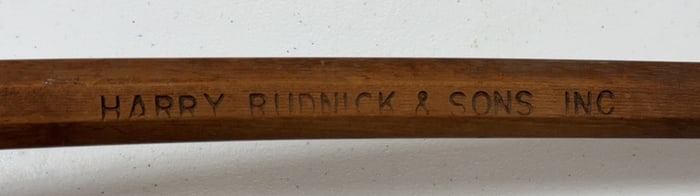 HARRY RUDNICK & SON INC. ADVERTISING CANE