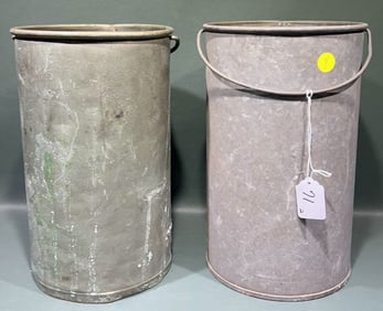 VINTAGE OYSTER SHUCKING PAILS