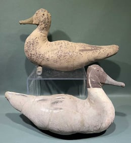 PAIR OF MACAL DUKOY CANVAS PINTAILS