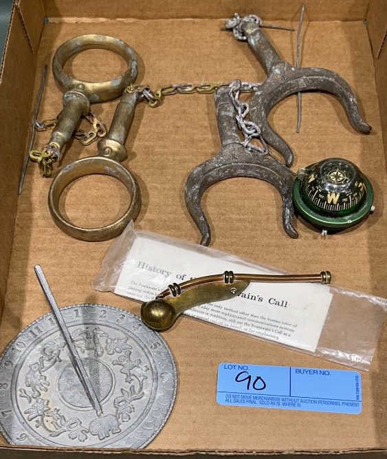 COLLECTION OF NAUTICAL ITEMS: ~
