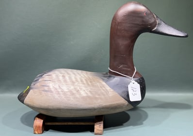 HIGH-HEAD CANVASBACK BY DAVE SINCLAIR DECOY