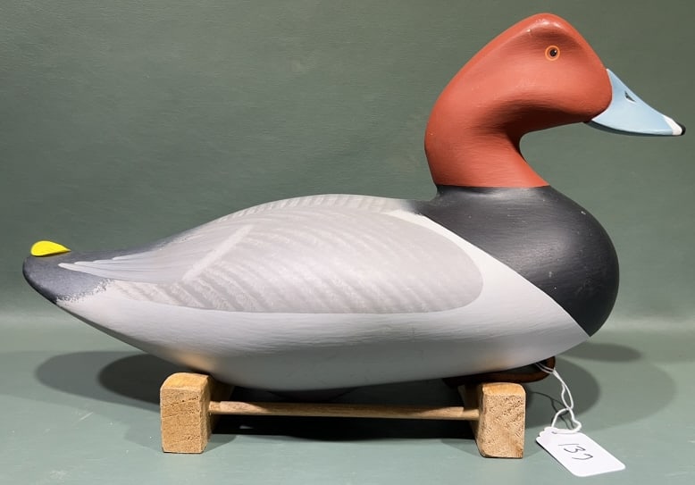 DAN CARSON 96' REDHEAD DECOY: 13-1/2"