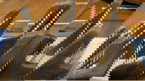 LOT OF DOUBLE DECOY STANDS