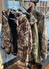3 CAMO HUNTING COATS