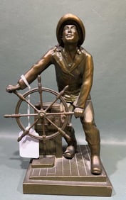 LEONARD CRASKE "OLD SALT" FIGURE/ STATUE