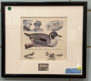 JACK SCHROEDER WARD DUCK STAMP PRINT W/ REMARQUES