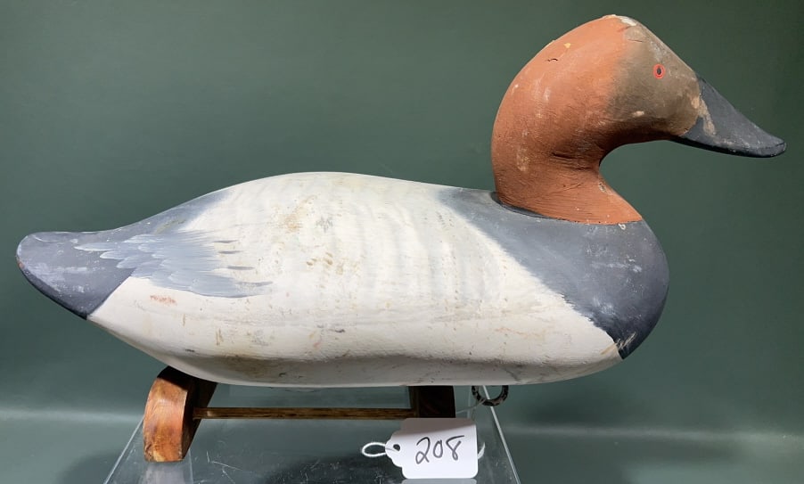 MADISON MITCHELL CANVASBACK DECOY: 16" LONG