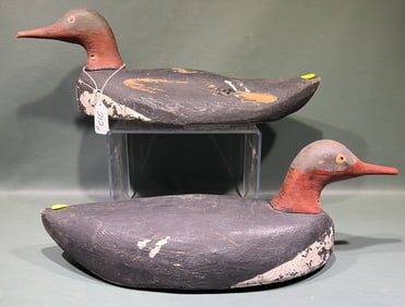 2 FOLK ART DECOYS