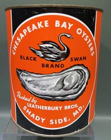 BLACK SWAN 1 GALLON OYSTER CAN