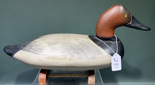 JIM CURNIER CANVASBACK DECOY