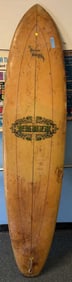 SILVER BULLET "HOBIE" SURF BOARD