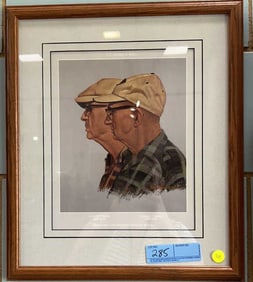 L. T. WARD & STEPHEN WARD FRAMED PRINT