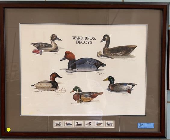 WARD BROS. DECOYS PRINT: 37-1/2" X 34-1/2"