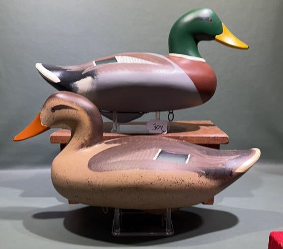 JIM PIERCE OVER-SIZED MALLARDS: 17" LONG