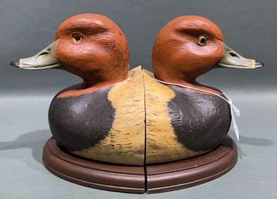 COMPOSITION REDHEAD BOOKENDS
