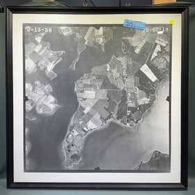 LANKFORD BAY/ CHESTER RIVER 1958 AERIAL PHOTO