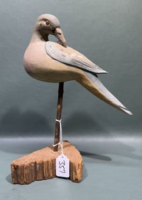 BRANDED "D" DOVE ON STAND