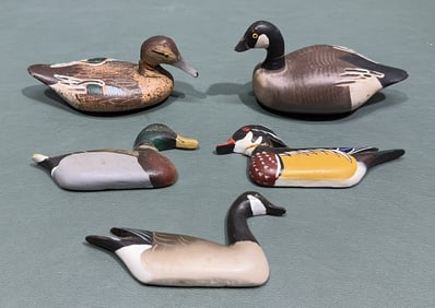 3 ALLAN SCHAUBER DUCK MAGNETS, CLAURENCE BAUER