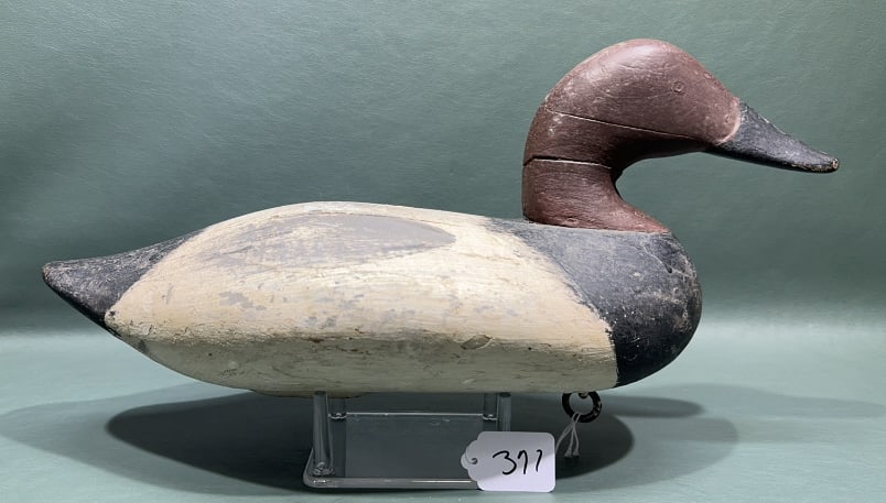 PAUL GIBSON CANVASBACK - REPAINTED: 15 1/2" LONG