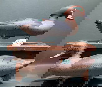 PAT VINCENTI GREEN-WINGED TEALS 1987