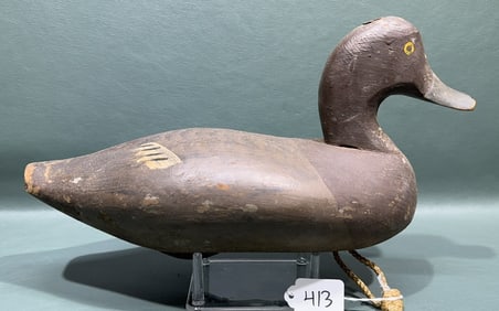 CAPT. JESS URIE HEN CANVASBACK ORIGINAL PAINT