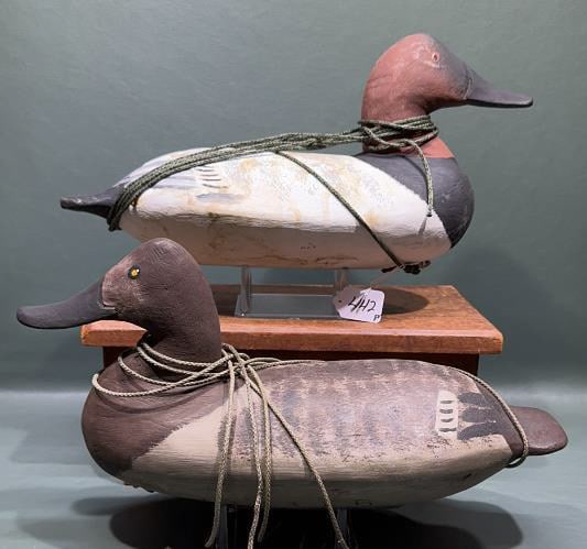 UPPER BAY STYLE CANVASBACKS BRANDED "KELLER": 16" LONG