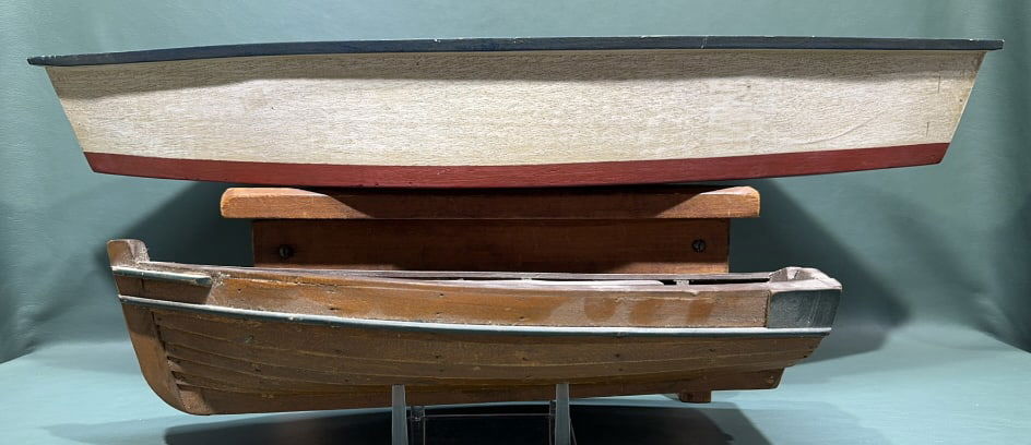 HANDMADE BOAT MODELS: LARGEST IS 29" LONG