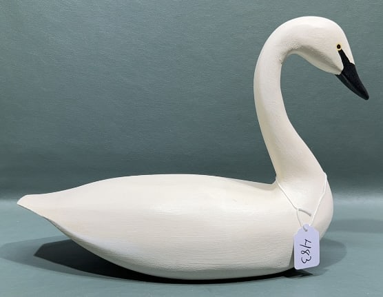 1/3 SIZE SWAN BY COLONIAL SHAKER FURNITURE CO.: 14" X 10"