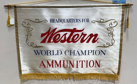WESTERN AMMUNITION BANNER
