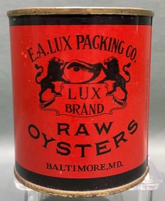 E. A. LUX PACKING CO, OYSTER PINT