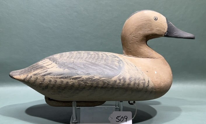 DADDY HOLLY CANVASBACK W/ BOB LITZENBERG PAINT: 14" LONG