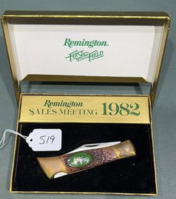 CAMILLUS FOLDING KNIFE MADE FOR REMINGTON IN 1982